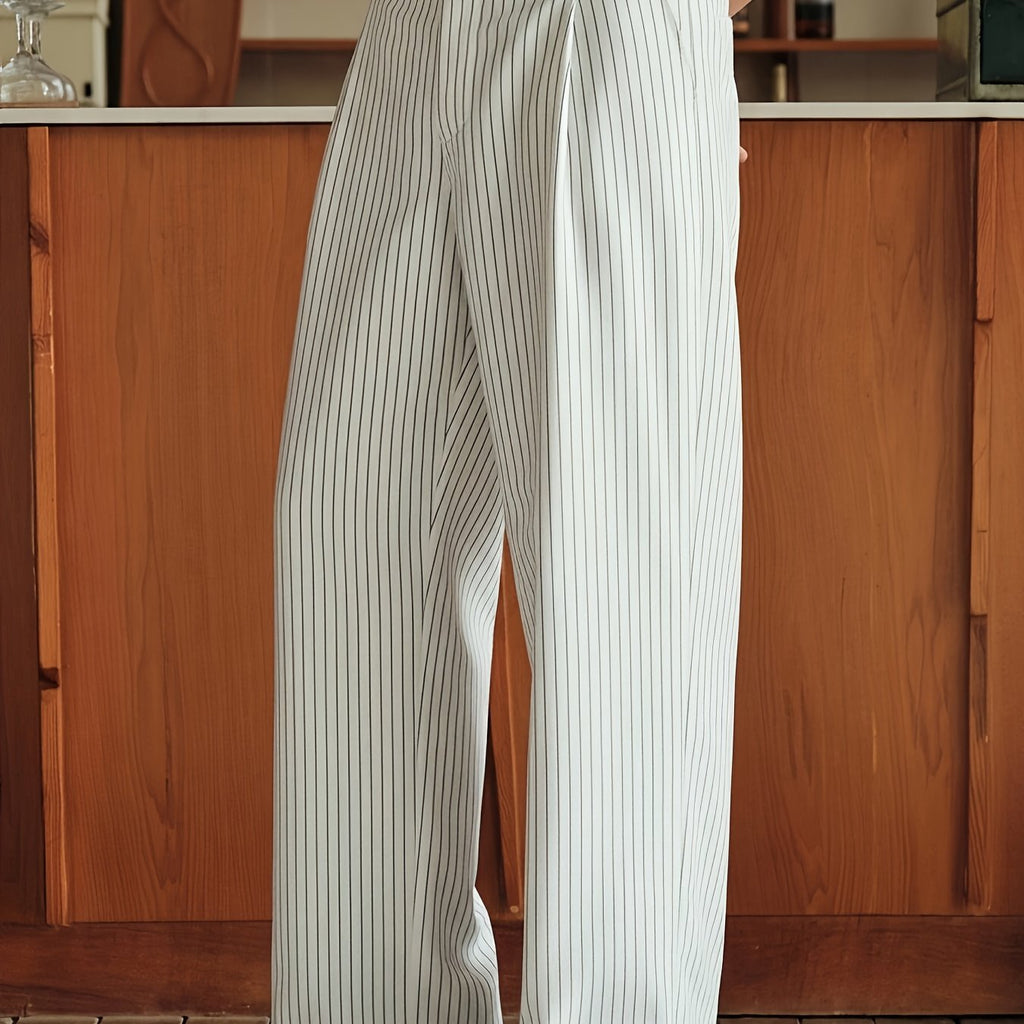 &nbsp;LEGACY Gestreifte Casual-Anzughose