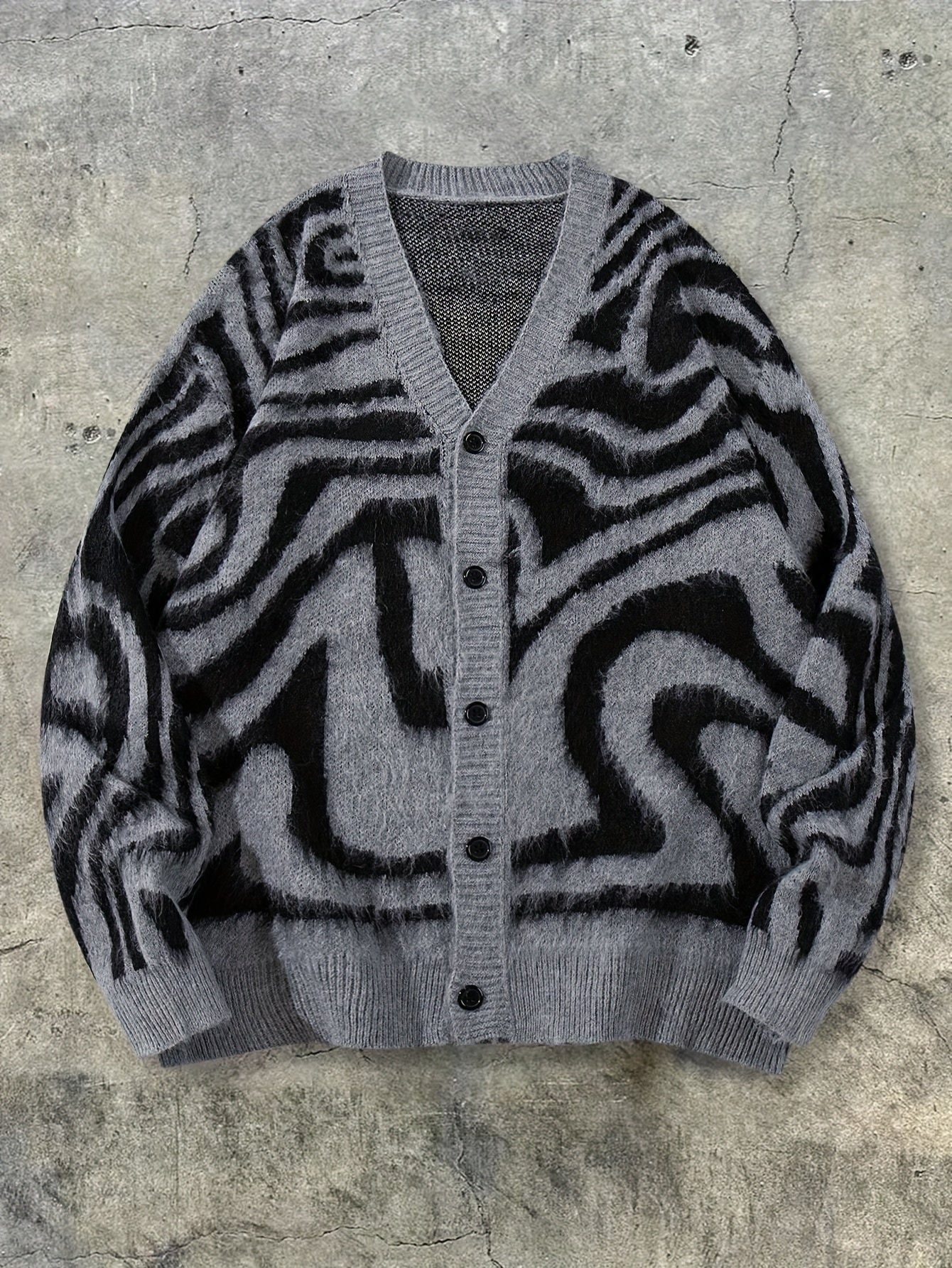 Legacy Cardigan ( Grau - Hellbraun)
