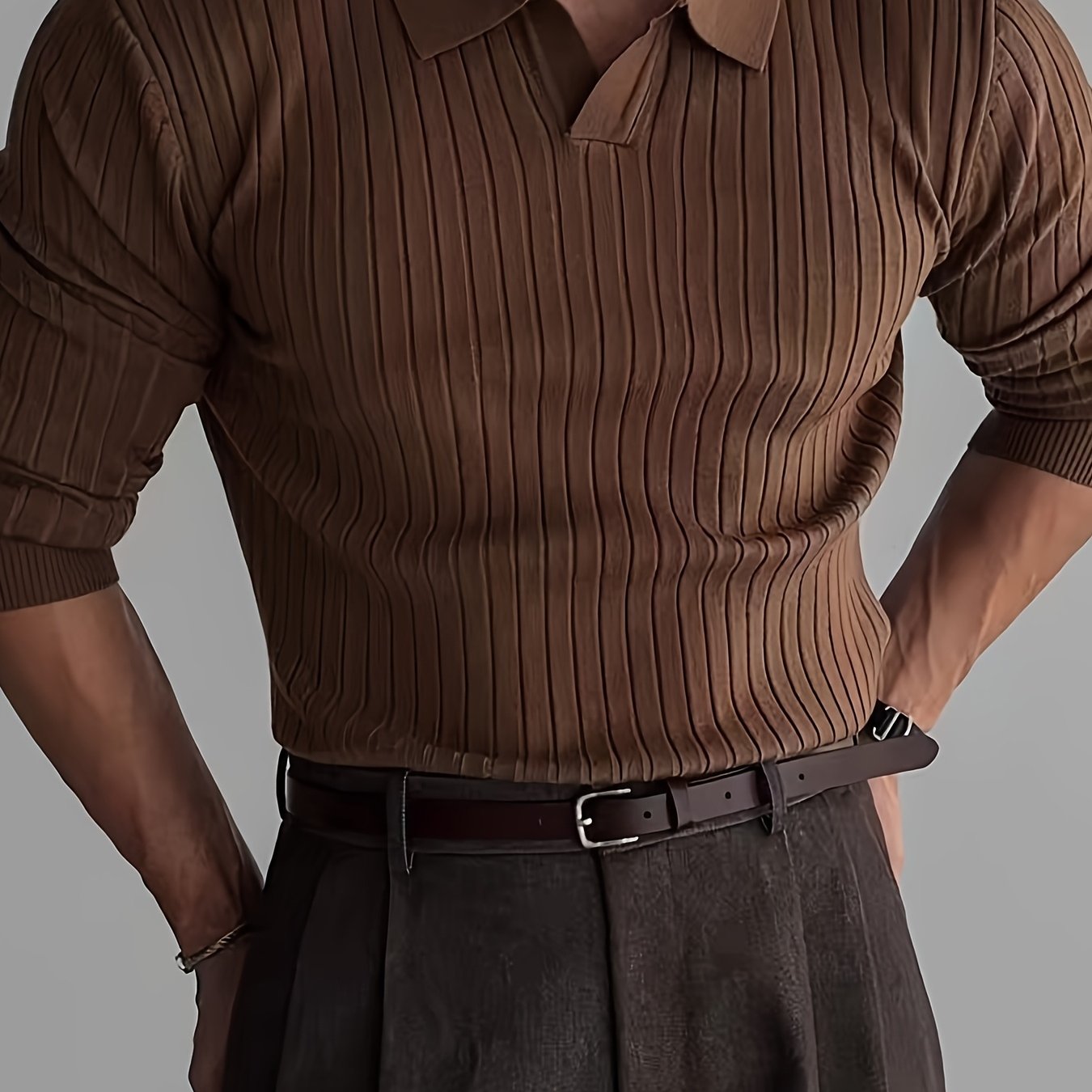 Legacy Pullover ( Olive - Dunkelbraun)