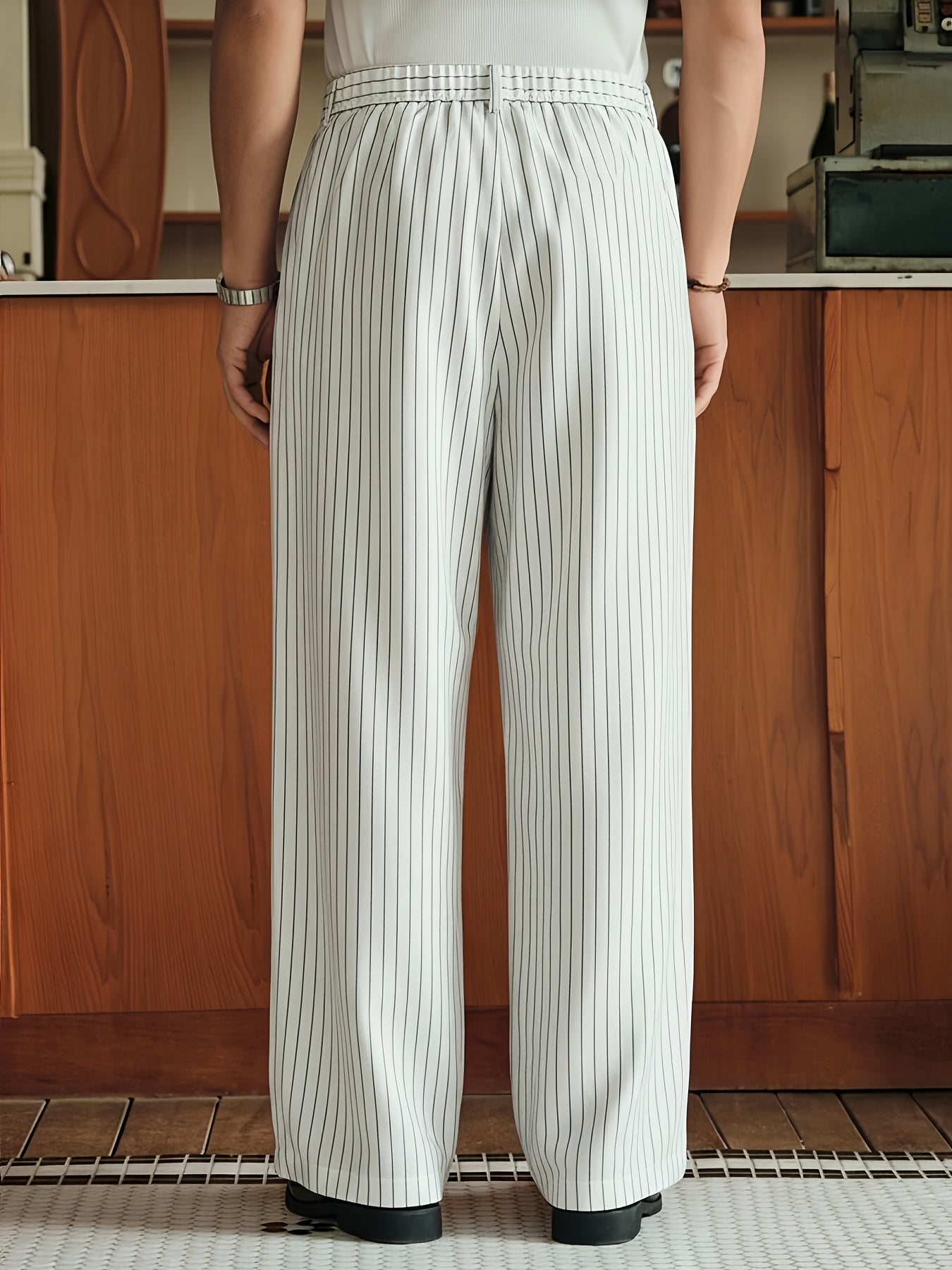 &nbsp;LEGACY Gestreifte Casual-Anzughose